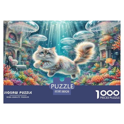 Persische Katze 1000-teiliges Tier Puzzles Premium Quality Pädagogisch - Home Room Decoration Erwachsene Und Kinder Buntes Spielzeug 38x26cm/1000pcs Persische Katze 1000-teiliges Tier Puzzles Premium Quality Pädagogisch - Home Room Decoration Erwachsene Und Kinder Buntes Spielzeug 38x26cm/1000pcs von MMDASBVPE