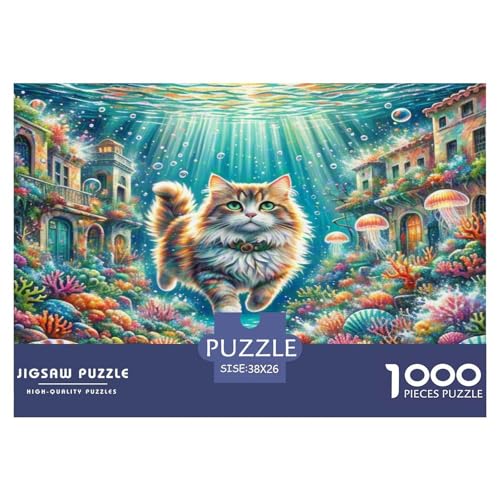 Persische Katze 1000-teiliges Tier Puzzles Premium Quality Pädagogisch - Home Room Decoration Für Erwachsene Und Kinder Ab 12 Jahren Wertvoll Geschenk Für 38x26cm/1000pcs Persische Katze 1000-teiliges Tier Puzzles Premium Quality Pädagogisch - Home Room Decoration Für Erwachsene Und Kinder Ab 12 Jahren Wertvoll Geschenk Für 38x26cm/1000pcs von MMDASBVPE