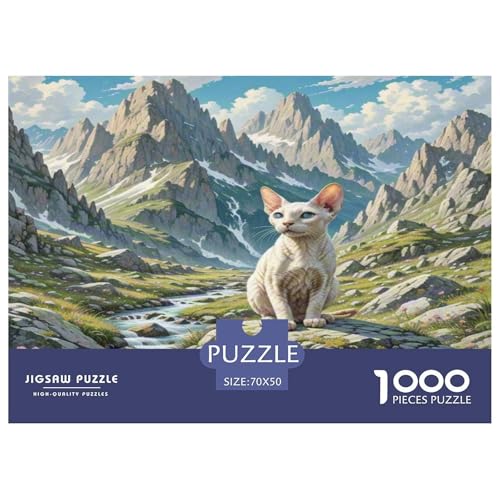 Peter die kahle Katze 1000 Teile Tier Puzzles Premium Quality Pädagogisch - Home Room Decoration Erwachsene Und Kinder Buntes Spielzeug 70x50cm/1000pcs Peter die kahle Katze 1000 Teile Tier Puzzles Premium Quality Pädagogisch - Home Room Decoration Erwachsene Und Kinder Buntes Spielzeug 70x50cm/1000pcs von MMDASBVPE