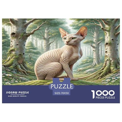 Peter die kahle Katze 1000 Teile Tier Puzzles Premium Quality Pädagogisch - Home Room Decoration Erwachsene Und Kinder Geschenk Für Von 12 Jahren 70x50cm/1000pcs Peter die kahle Katze 1000 Teile Tier Puzzles Premium Quality Pädagogisch - Home Room Decoration Erwachsene Und Kinder Geschenk Für Von 12 Jahren 70x50cm/1000pcs von MMDASBVPE