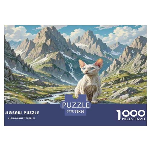 Peter die kahle Katze 1000 Teile Tier Puzzles Premium Quality Pädagogisch - Home Room Decoration Erwachsene Und Kinder Wertvoll Geschenk Für 38x26cm/1000pcs Peter die kahle Katze 1000 Teile Tier Puzzles Premium Quality Pädagogisch - Home Room Decoration Erwachsene Und Kinder Wertvoll Geschenk Für 38x26cm/1000pcs von MMDASBVPE