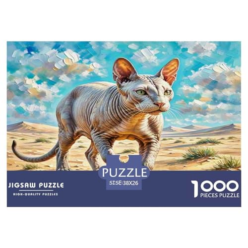 Peter die kahle Katze 1000 Teile Tier Puzzles Premium Quality Pädagogisch - Home Room Decoration Für Erwachsene, Familien Passen Buntes Spielzeug 38x26cm/1000pcs Peter die kahle Katze 1000 Teile Tier Puzzles Premium Quality Pädagogisch - Home Room Decoration Für Erwachsene, Familien Passen Buntes Spielzeug 38x26cm/1000pcs von MMDASBVPE