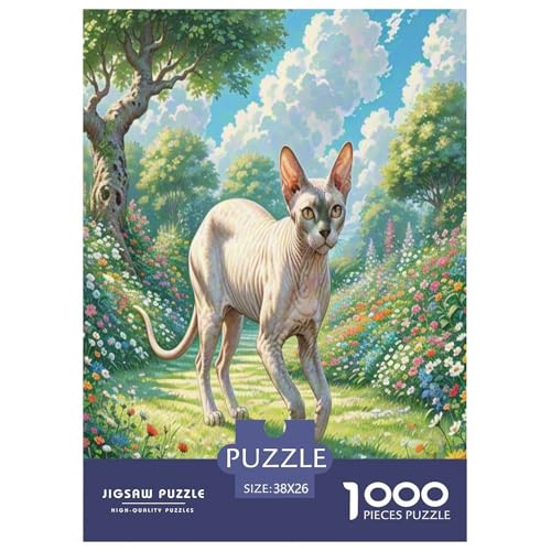 Peter die kahle Katze 1000 Teile Tier Puzzles Premium Quality Pädagogisch - Home Room Decoration Für Erwachsene Und Kinder Ab 12 Jahren Geschenk Für Von 12 Jahren 38x26cm/1000pcs Peter die kahle Katze 1000 Teile Tier Puzzles Premium Quality Pädagogisch - Home Room Decoration Für Erwachsene Und Kinder Ab 12 Jahren Geschenk Für Von 12 Jahren 38x26cm/1000pcs von MMDASBVPE