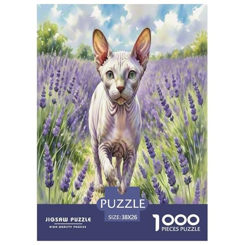 Peter die kahle Katze 1000-teiliges Tier Puzzles Herausforderndes Pädagogisch - Home Room Decoration Erwachsene Und Kinder Wertvoll Geschenk Für 38x26cm/1000pcs Peter die kahle Katze 1000-teiliges Tier Puzzles Herausforderndes Pädagogisch - Home Room Decoration Erwachsene Und Kinder Wertvoll Geschenk Für 38x26cm/1000pcs von MMDASBVPE
