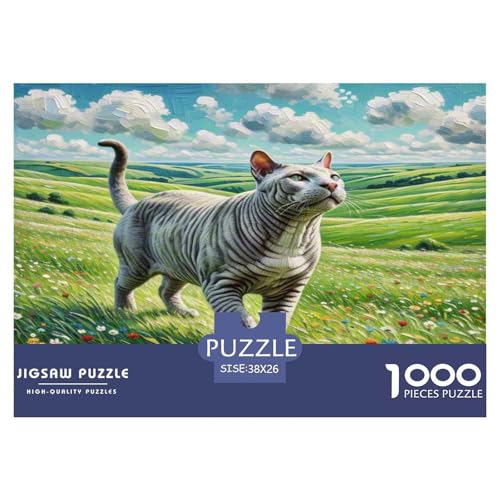 Peter die kahle Katze 1000-teiliges Tier Puzzles Premium Quality Familienspiel - Home Room Decoration Erwachsene Und Kinder Buntes Spielzeug 38x26cm/1000pcs Peter die kahle Katze 1000-teiliges Tier Puzzles Premium Quality Familienspiel - Home Room Decoration Erwachsene Und Kinder Buntes Spielzeug 38x26cm/1000pcs von MMDASBVPE