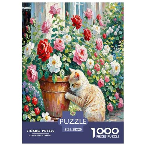 Peter die kahle Katze 1000-teiliges Tier Puzzles Premium Quality Familienspiel - Home Room Decoration Unterhaltung Für Erwachsene Und Kinder Wertvoll Geschenk Für 38x26cm/1000pcs Peter die kahle Katze 1000-teiliges Tier Puzzles Premium Quality Familienspiel - Home Room Decoration Unterhaltung Für Erwachsene Und Kinder Wertvoll Geschenk Für 38x26cm/1000pcs von MMDASBVPE