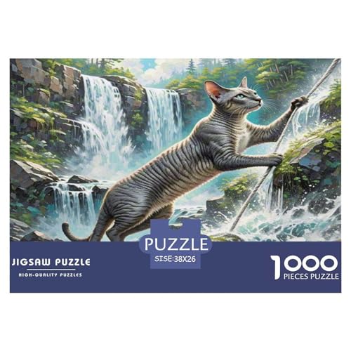 Peter die kahle Katze 1000-teiliges Tier Puzzles Premium Quality Pädagogisch - Home Room Decoration Für Erwachsene, Familien Passen Geschenk Für Kinder Von 12 Jahren 38x26cm/1000pcs Peter die kahle Katze 1000-teiliges Tier Puzzles Premium Quality Pädagogisch - Home Room Decoration Für Erwachsene, Familien Passen Geschenk Für Kinder Von 12 Jahren 38x26cm/1000pcs von MMDASBVPE