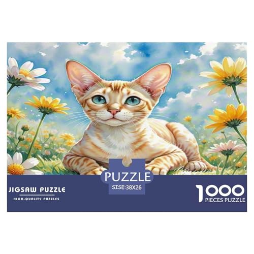 Peter die kahle Katze 1000-teiliges Tier Puzzles Premium Quality Pädagogisch - Home Room Decoration Für Erwachsene Und Kinder Ab 12 Jahren Wertvoll Geschenk Für 38x26cm/1000pcs Peter die kahle Katze 1000-teiliges Tier Puzzles Premium Quality Pädagogisch - Home Room Decoration Für Erwachsene Und Kinder Ab 12 Jahren Wertvoll Geschenk Für 38x26cm/1000pcs von MMDASBVPE