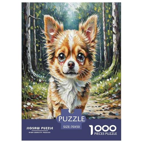 Pommerner Hund 1000 Teile Tier Puzzles Herausforderndes Pädagogisch - Home Room Decoration Erwachsene Und Kinder Wertvoll Geschenk Für 70x50cm/1000pcs Pommerner Hund 1000 Teile Tier Puzzles Herausforderndes Pädagogisch - Home Room Decoration Erwachsene Und Kinder Wertvoll Geschenk Für 70x50cm/1000pcs von MMDASBVPE