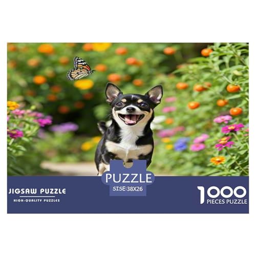 Pommerner Hund 1000 Teile Tier Puzzles Premium Quality Familienspiel - Home Room Decoration Erwachsene Und Kinder Geschenk Für Von 12 Jahren 38x26cm/1000pcs von MMDASBVPE