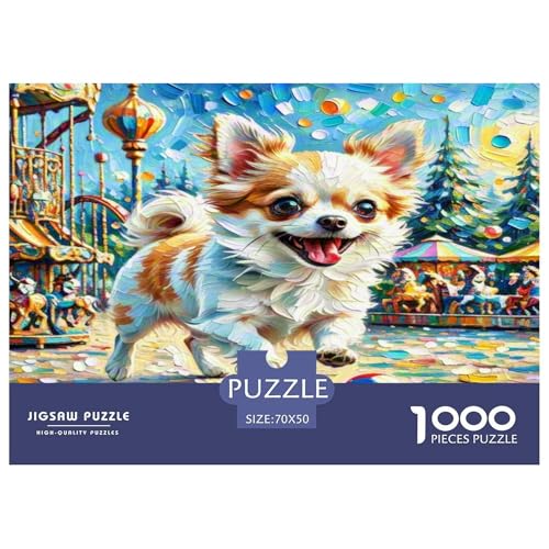 Pommerner Hund 1000 Teile Tier Puzzles Premium Quality Familienspiel - Home Room Decoration Für Erwachsene Und Kinder Ab 12 Jahren Buntes Spielzeug 70x50cm/1000pcs Pommerner Hund 1000 Teile Tier Puzzles Premium Quality Familienspiel - Home Room Decoration Für Erwachsene Und Kinder Ab 12 Jahren Buntes Spielzeug 70x50cm/1000pcs von MMDASBVPE