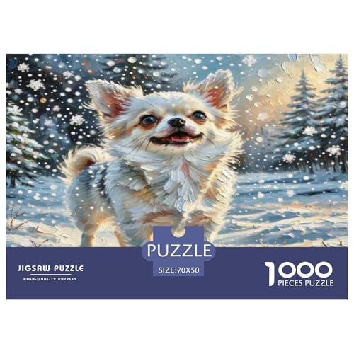 Pommerner Hund 1000-teiliges Tier Puzzles Premium Quality Pädagogisch - Home Room Decoration Erwachsene Und Kinder Wertvoll Geschenk Für 70x50cm/1000pcs Pommerner Hund 1000-teiliges Tier Puzzles Premium Quality Pädagogisch - Home Room Decoration Erwachsene Und Kinder Wertvoll Geschenk Für 70x50cm/1000pcs von MMDASBVPE