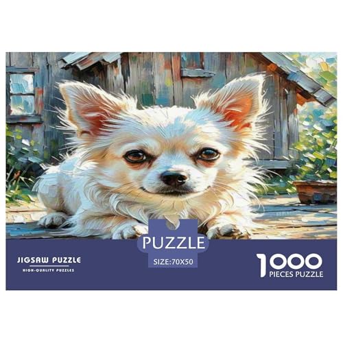 Pommerner Hund 1000-teiliges Tier Puzzles Premium Quality Pädagogisch - Home Room Decoration Für Erwachsene Und Kinder Ab 12 Jahren Wertvoll Geschenk Für 70x50cm/1000pcs Pommerner Hund 1000-teiliges Tier Puzzles Premium Quality Pädagogisch - Home Room Decoration Für Erwachsene Und Kinder Ab 12 Jahren Wertvoll Geschenk Für 70x50cm/1000pcs von MMDASBVPE