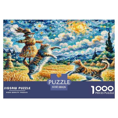 Ragamuffin 1000 Teile Tier Puzzles Premium Quality Familienspiel - Home Room Decoration Erwachsene Und Kinder Buntes Spielzeug 38x26cm/1000pcs von MMDASBVPE