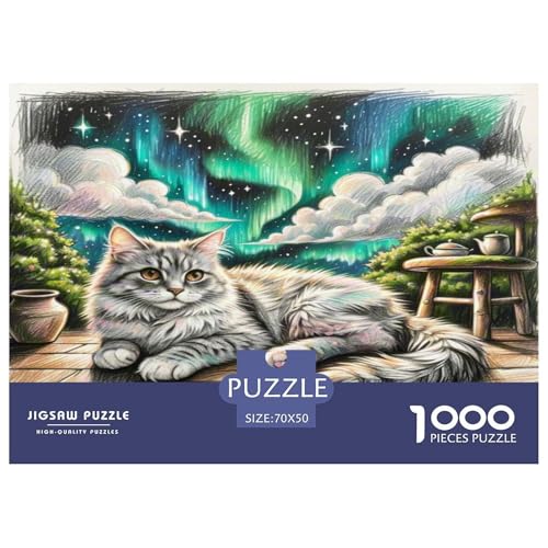 Ragamuffin 1000 Teile Tier Puzzles Premium Quality Familienspiel - Home Room Decoration Für Erwachsene, Familien Passen Wertvoll Geschenk Für Kinder 70x50cm/1000pcs Ragamuffin 1000 Teile Tier Puzzles Premium Quality Familienspiel - Home Room Decoration Für Erwachsene, Familien Passen Wertvoll Geschenk Für Kinder 70x50cm/1000pcs von MMDASBVPE