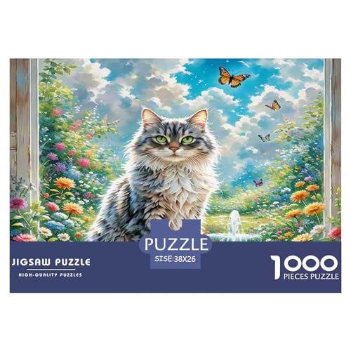 Ragamuffin 1000 Teile Tier Puzzles Premium Quality Familienspiel - Home Room Decoration Für Erwachsene Und Kinder Ab 12 Jahren Buntes Spielzeug 38x26cm/1000pcs von MMDASBVPE