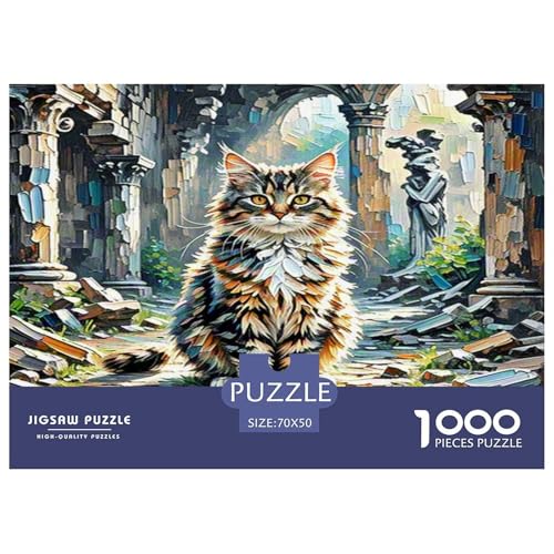Ragamuffin 1000 Teile Tier Puzzles Premium Quality Familienspiel - Home Room Decoration Für Erwachsene Und Kinder Ab 12 Jahren Wertvoll Geschenk Für 70x50cm/1000pcs von MMDASBVPE