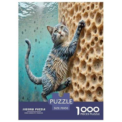 Ragamuffin 1000 Teile Tier Puzzles Premium Quality Familienspiel - Home Room Decoration Unterhaltung Für Erwachsene Und Kinder Buntes Spielzeug 70x50cm/1000pcs von MMDASBVPE