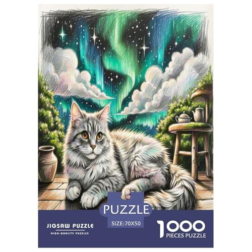 Ragamuffin 1000 Teile Tier Puzzles Premium Quality Pädagogisch - Home Room Decoration Erwachsene Und Kinder Buntes Spielzeug 70x50cm/1000pcs von MMDASBVPE