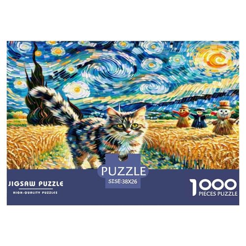 Ragamuffin 1000 Teile Tier Puzzles Premium Quality Pädagogisch - Home Room Decoration Für Erwachsene Und Kinder Ab 12 Jahren Wertvoll Geschenk Für 38x26cm/1000pcs von MMDASBVPE