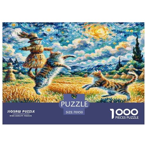 Ragamuffin 1000 Teile Tier Puzzles Premium Quality Pädagogisch - Home Room Decoration Für Erwachsene Und Kinder Ab 12 Jahren Wertvoll Geschenk Für 70x50cm/1000pcs von MMDASBVPE