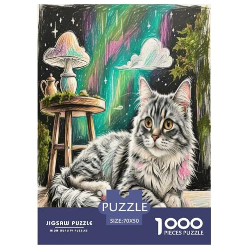 Ragamuffin 1000 Teile Tier Puzzles Premium Quality Pädagogisch - Home Room Decoration Unterhaltung Für Erwachsene Und Kinder Buntes Spielzeug 70x50cm/1000pcs von MMDASBVPE