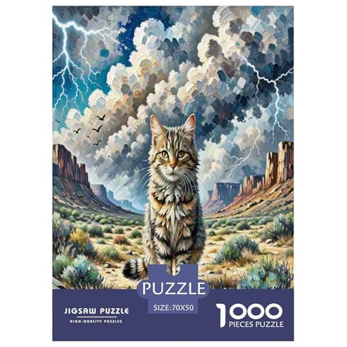 Ragamuffin 1000-teiliges Tier Puzzles Premium Quality Pädagogisch - Home Room Decoration Erwachsene Und Kinder Buntes Spielzeug 70x50cm/1000pcs von MMDASBVPE