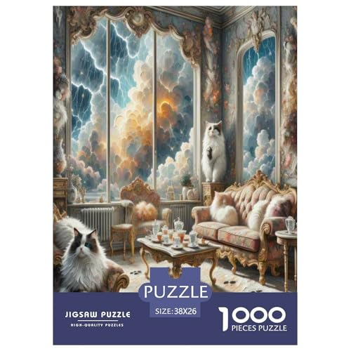 Ragdoll 1000 Teile Tier Puzzles Premium Quality Familienspiel - Home Room Decoration Erwachsene Und Kinder Wertvoll Geschenk Für 38x26cm/1000pcs Ragdoll 1000 Teile Tier Puzzles Premium Quality Familienspiel - Home Room Decoration Erwachsene Und Kinder Wertvoll Geschenk Für 38x26cm/1000pcs von MMDASBVPE