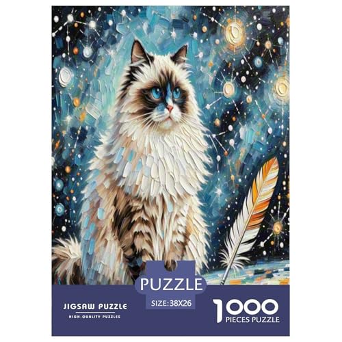 Ragdoll 1000 Teile Tier Puzzles Premium Quality Familienspiel - Home Room Decoration Für Erwachsene, Familien Passen Buntes Spielzeug 38x26cm/1000pcs Ragdoll 1000 Teile Tier Puzzles Premium Quality Familienspiel - Home Room Decoration Für Erwachsene, Familien Passen Buntes Spielzeug 38x26cm/1000pcs von MMDASBVPE