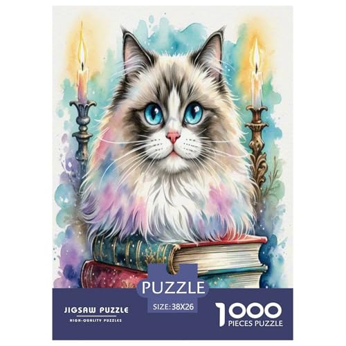 Ragdoll 1000 Teile Tier Puzzles Premium Quality Familienspiel - Home Room Decoration Unterhaltung Für Erwachsene Und Kinder Buntes Spielzeug 38x26cm/1000pcs Ragdoll 1000 Teile Tier Puzzles Premium Quality Familienspiel - Home Room Decoration Unterhaltung Für Erwachsene Und Kinder Buntes Spielzeug 38x26cm/1000pcs von MMDASBVPE