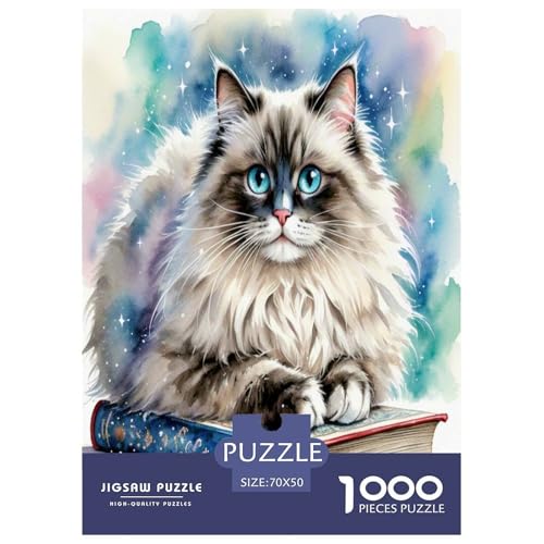 Ragdoll 1000 Teile Tier Puzzles Premium Quality Familienspiel - Home Room Decoration Unterhaltung Für Erwachsene Und Kinder Buntes Spielzeug 70x50cm/1000pcs Ragdoll 1000 Teile Tier Puzzles Premium Quality Familienspiel - Home Room Decoration Unterhaltung Für Erwachsene Und Kinder Buntes Spielzeug 70x50cm/1000pcs von MMDASBVPE