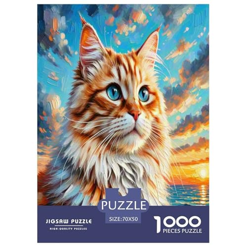 Ragdoll 1000 Teile Tier Puzzles Premium Quality Familienspiel - Home Room Decoration Unterhaltung Für Erwachsene Und Kinder Wertvoll Geschenk Für 70x50cm/1000pcs Ragdoll 1000 Teile Tier Puzzles Premium Quality Familienspiel - Home Room Decoration Unterhaltung Für Erwachsene Und Kinder Wertvoll Geschenk Für 70x50cm/1000pcs von MMDASBVPE
