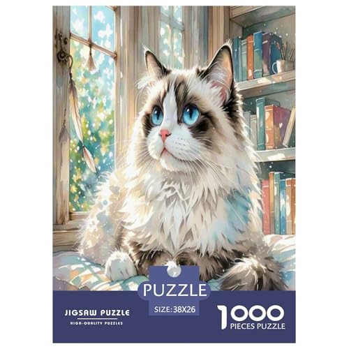 Ragdoll 1000 Teile Tier Puzzles Premium Quality Pädagogisch - Home Room Decoration Erwachsene Und Kinder Buntes Spielzeug 38x26cm/1000pcs Ragdoll 1000 Teile Tier Puzzles Premium Quality Pädagogisch - Home Room Decoration Erwachsene Und Kinder Buntes Spielzeug 38x26cm/1000pcs von MMDASBVPE
