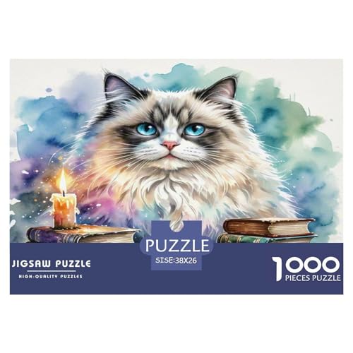 Ragdoll 1000 Teile Tier Puzzles Premium Quality Pädagogisch - Home Room Decoration Erwachsene Und Kinder Buntes Spielzeug 38x26cm/1000pcs Ragdoll 1000 Teile Tier Puzzles Premium Quality Pädagogisch - Home Room Decoration Erwachsene Und Kinder Buntes Spielzeug 38x26cm/1000pcs von MMDASBVPE