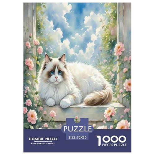 Ragdoll 1000 Teile Tier Puzzles Premium Quality Pädagogisch - Home Room Decoration Erwachsene Und Kinder Buntes Spielzeug 70x50cm/1000pcs Ragdoll 1000 Teile Tier Puzzles Premium Quality Pädagogisch - Home Room Decoration Erwachsene Und Kinder Buntes Spielzeug 70x50cm/1000pcs von MMDASBVPE