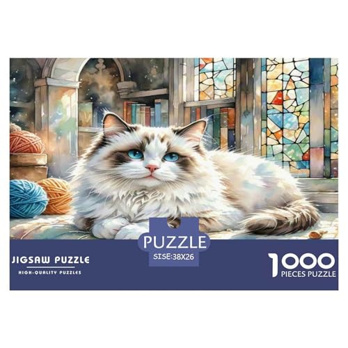 Ragdoll 1000 Teile Tier Puzzles Premium Quality Pädagogisch - Home Room Decoration Für Erwachsene, Familien Passen Buntes Spielzeug 38x26cm/1000pcs Ragdoll 1000 Teile Tier Puzzles Premium Quality Pädagogisch - Home Room Decoration Für Erwachsene, Familien Passen Buntes Spielzeug 38x26cm/1000pcs von MMDASBVPE