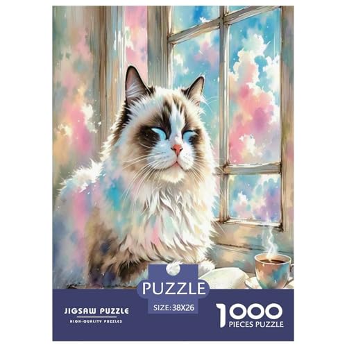 Ragdoll 1000 Teile Tier Puzzles Premium Quality Pädagogisch - Home Room Decoration Für Erwachsene, Familien Passen Buntes Spielzeug 38x26cm/1000pcs Ragdoll 1000 Teile Tier Puzzles Premium Quality Pädagogisch - Home Room Decoration Für Erwachsene, Familien Passen Buntes Spielzeug 38x26cm/1000pcs von MMDASBVPE