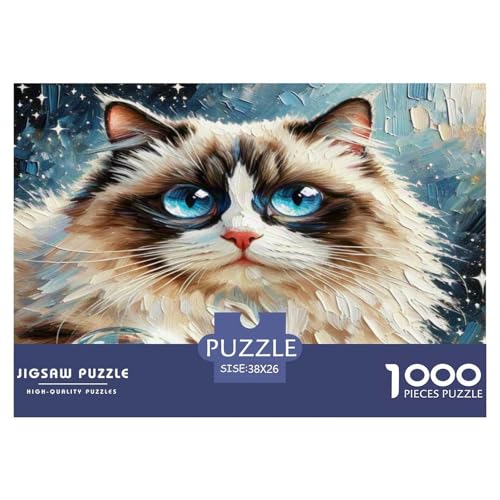 Ragdoll 1000 Teile Tier Puzzles Premium Quality Pädagogisch - Home Room Decoration Für Erwachsene Und Kinder Ab 12 Jahren Buntes Spielzeug 38x26cm/1000pcs Ragdoll 1000 Teile Tier Puzzles Premium Quality Pädagogisch - Home Room Decoration Für Erwachsene Und Kinder Ab 12 Jahren Buntes Spielzeug 38x26cm/1000pcs von MMDASBVPE