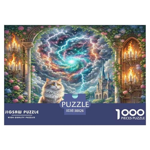 Ragdoll 1000 Teile Tier Puzzles Premium Quality Pädagogisch - Home Room Decoration Für Erwachsene Und Kinder Ab 12 Jahren Buntes Spielzeug 38x26cm/1000pcs von MMDASBVPE