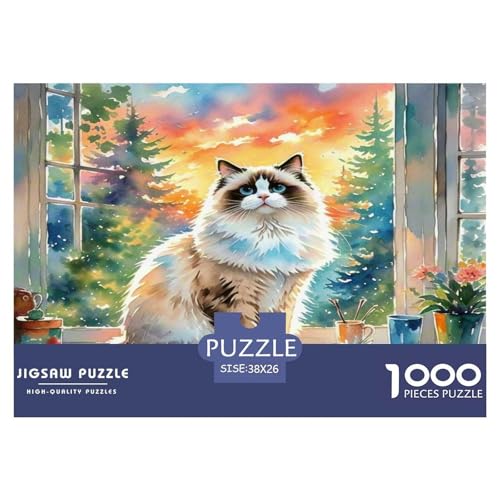 Ragdoll 1000 Teile Tier Puzzles Premium Quality Pädagogisch - Home Room Decoration Unterhaltung Für Erwachsene Und Kinder Buntes Spielzeug 38x26cm/1000pcs Ragdoll 1000 Teile Tier Puzzles Premium Quality Pädagogisch - Home Room Decoration Unterhaltung Für Erwachsene Und Kinder Buntes Spielzeug 38x26cm/1000pcs von MMDASBVPE