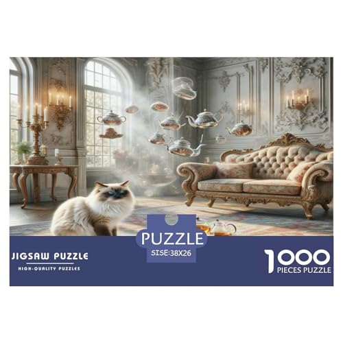 Ragdoll 1000-teiliges Tier Puzzles Premium Quality Familienspiel - Home Room Decoration Erwachsene Und Kinder Geschenk Für Von 12 Jahren 38x26cm/1000pcs Ragdoll 1000-teiliges Tier Puzzles Premium Quality Familienspiel - Home Room Decoration Erwachsene Und Kinder Geschenk Für Von 12 Jahren 38x26cm/1000pcs von MMDASBVPE