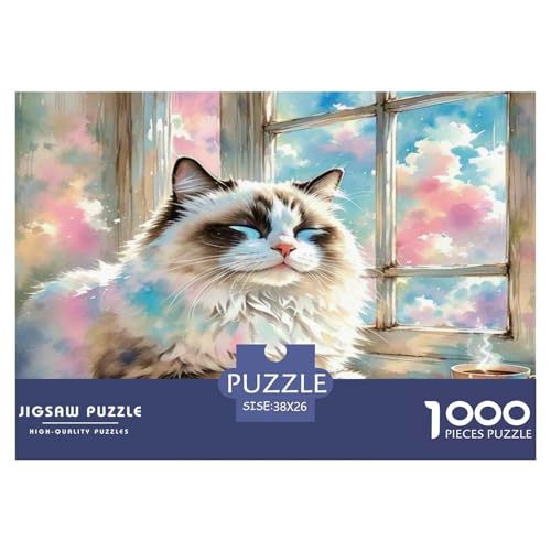 Ragdoll 1000-teiliges Tier Puzzles Premium Quality Familienspiel - Home Room Decoration Erwachsene Und Kinder Geschenk Für Von 12 Jahren 38x26cm/1000pcs Ragdoll 1000-teiliges Tier Puzzles Premium Quality Familienspiel - Home Room Decoration Erwachsene Und Kinder Geschenk Für Von 12 Jahren 38x26cm/1000pcs von MMDASBVPE