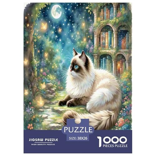 Ragdoll 1000-teiliges Tier Puzzles Premium Quality Pädagogisch - Home Room Decoration Erwachsene Und Kinder Buntes Spielzeug 38x26cm/1000pcs Ragdoll 1000-teiliges Tier Puzzles Premium Quality Pädagogisch - Home Room Decoration Erwachsene Und Kinder Buntes Spielzeug 38x26cm/1000pcs von MMDASBVPE