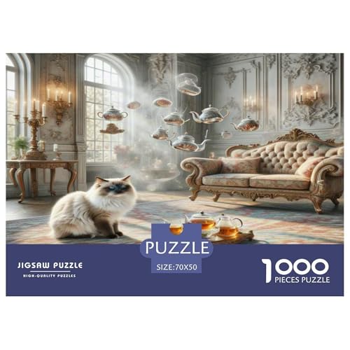 Ragdoll 1000-teiliges Tier Puzzles Premium Quality Pädagogisch - Home Room Decoration Für Erwachsene, Familien Passen Buntes Spielzeug 70x50cm/1000pcs Ragdoll 1000-teiliges Tier Puzzles Premium Quality Pädagogisch - Home Room Decoration Für Erwachsene, Familien Passen Buntes Spielzeug 70x50cm/1000pcs von MMDASBVPE