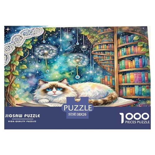 Ragdoll 1000-teiliges Tier Puzzles Premium Quality Pädagogisch - Home Room Decoration Für Erwachsene, Familien Passen Geschenk Für Kinder Von 12 Jahren 38x26cm/1000pcs Ragdoll 1000-teiliges Tier Puzzles Premium Quality Pädagogisch - Home Room Decoration Für Erwachsene, Familien Passen Geschenk Für Kinder Von 12 Jahren 38x26cm/1000pcs von MMDASBVPE