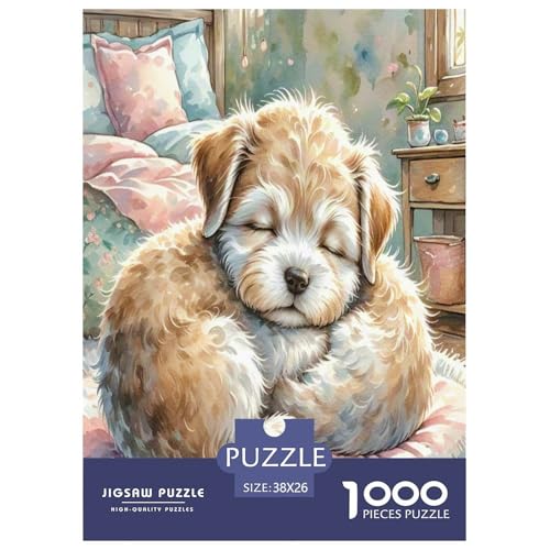 Schnauzer 1000 Teile Tier Puzzles Premium Quality Familienspiel - Home Room Decoration Für Erwachsene Und Kinder Ab 12 Jahren Geschenk Für Von 12 Jahren 38x26cm/1000pcs von MMDASBVPE