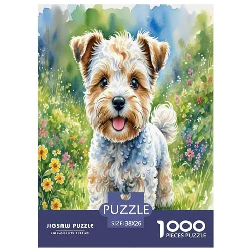 Schnauzer 1000 Teile Tier Puzzles Premium Quality Familienspiel - Home Room Decoration Für Erwachsene Und Kinder Ab 12 Jahren Geschenk Für Von 12 Jahren 38x26cm/1000pcs von MMDASBVPE