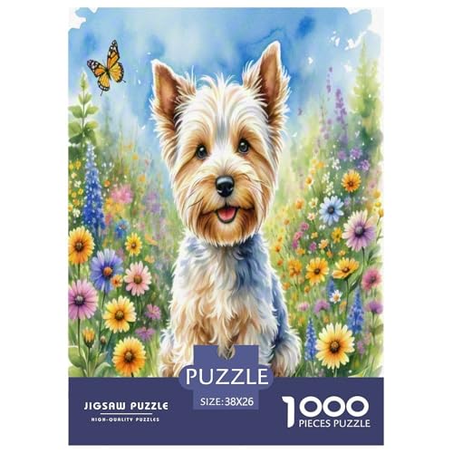 Schnauzer 1000-teiliges Tier Puzzles Premium Quality Familienspiel - Home Room Decoration Für Erwachsene Und Kinder Ab 12 Jahren Wertvoll Geschenk Für 38x26cm/1000pcs Schnauzer 1000-teiliges Tier Puzzles Premium Quality Familienspiel - Home Room Decoration Für Erwachsene Und Kinder Ab 12 Jahren Wertvoll Geschenk Für 38x26cm/1000pcs von MMDASBVPE