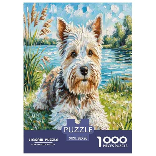 Schnauzer 1000-teiliges Tier Puzzles Premium Quality Pädagogisch - Home Room Decoration Für Erwachsene Und Kinder Ab 12 Jahren Wertvoll Geschenk Für 38x26cm/1000pcs Schnauzer 1000-teiliges Tier Puzzles Premium Quality Pädagogisch - Home Room Decoration Für Erwachsene Und Kinder Ab 12 Jahren Wertvoll Geschenk Für 38x26cm/1000pcs von MMDASBVPE