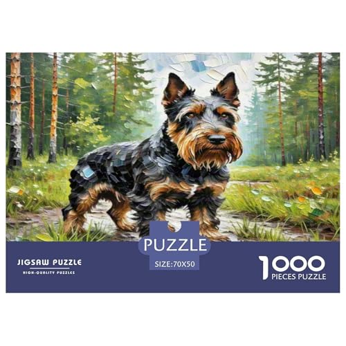 Schottisches Meme 1000-teiliges Tier Puzzles Premium Quality Familienspiel - Home Room Decoration Erwachsene Und Kinder Buntes Spielzeug 70x50cm/1000pcs von MMDASBVPE